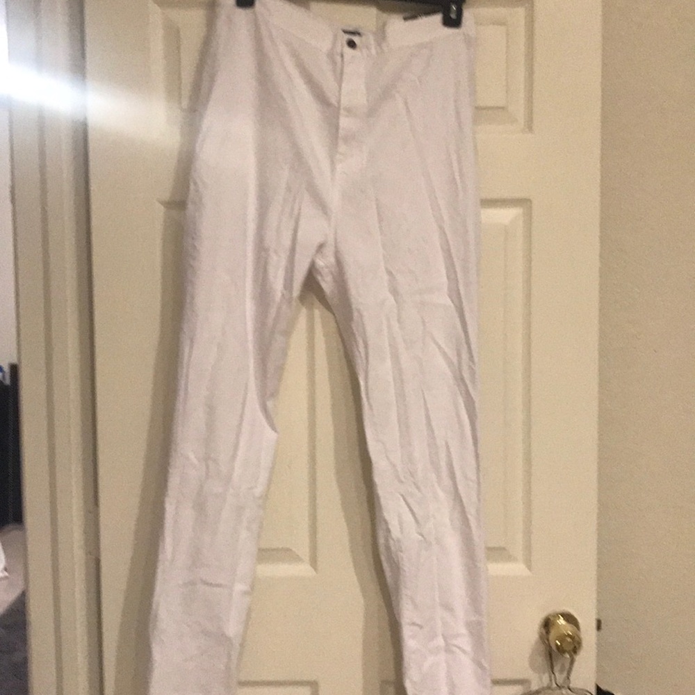 White Jean Leggings Size 3x